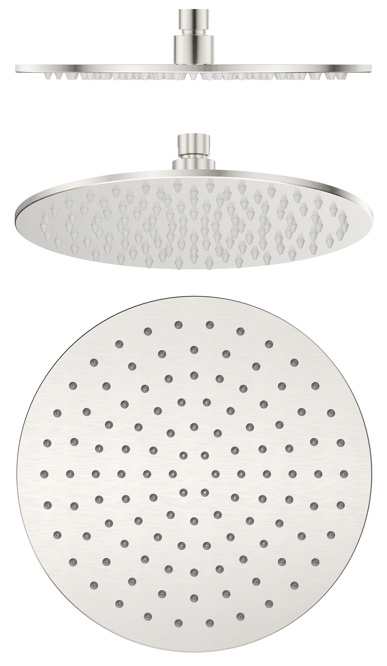 Mica Shower Head - 250mm - Brushed Nickel