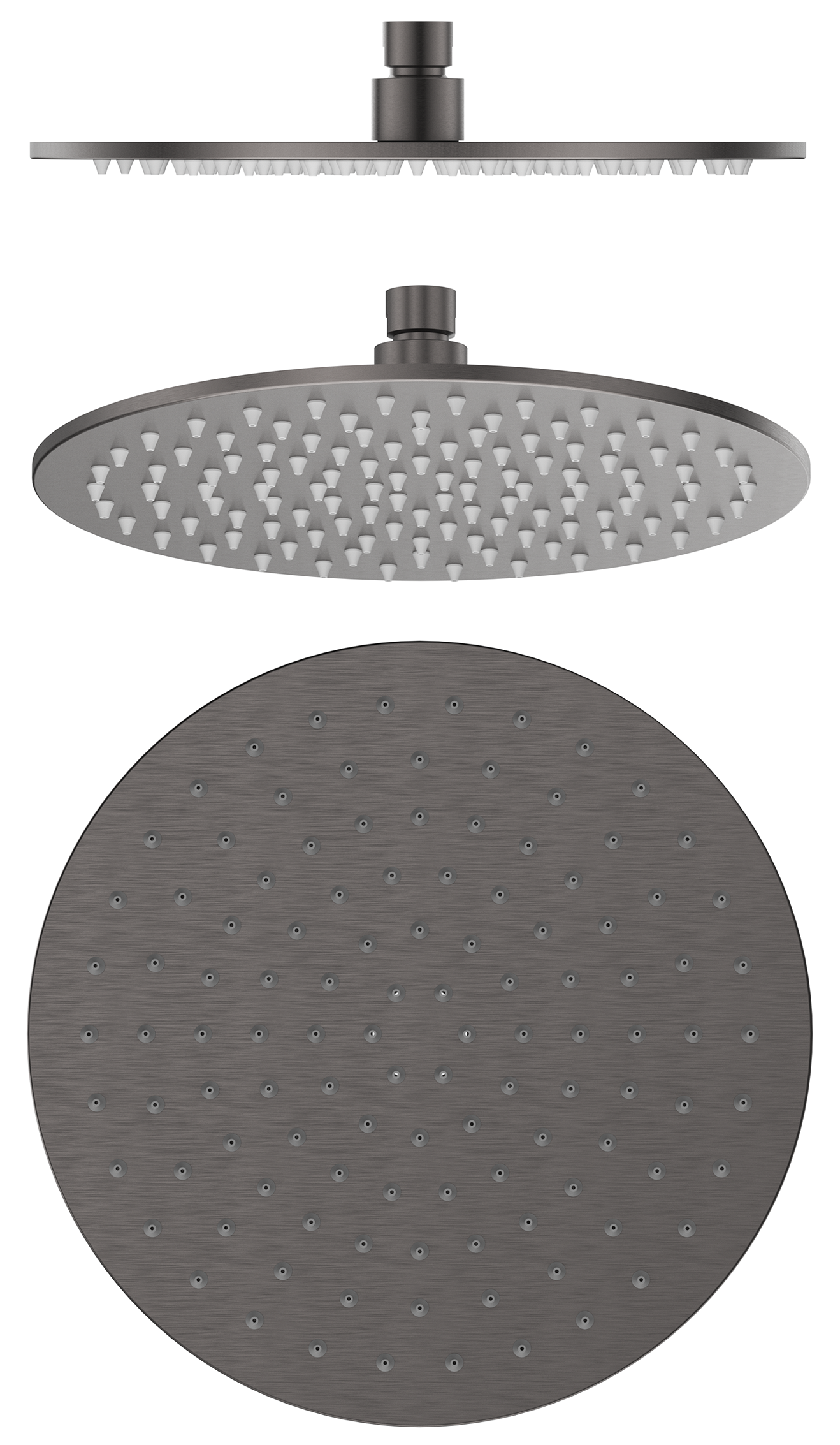 Mica Shower Head - 250mm - Gunmetal