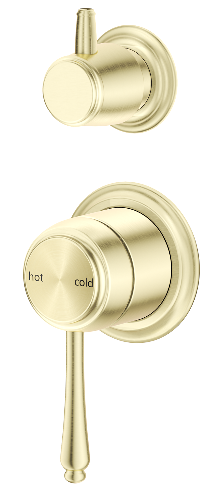 Mica Heritage Shower Mixer Diverter - TRIM KIT ONLY - French Gold