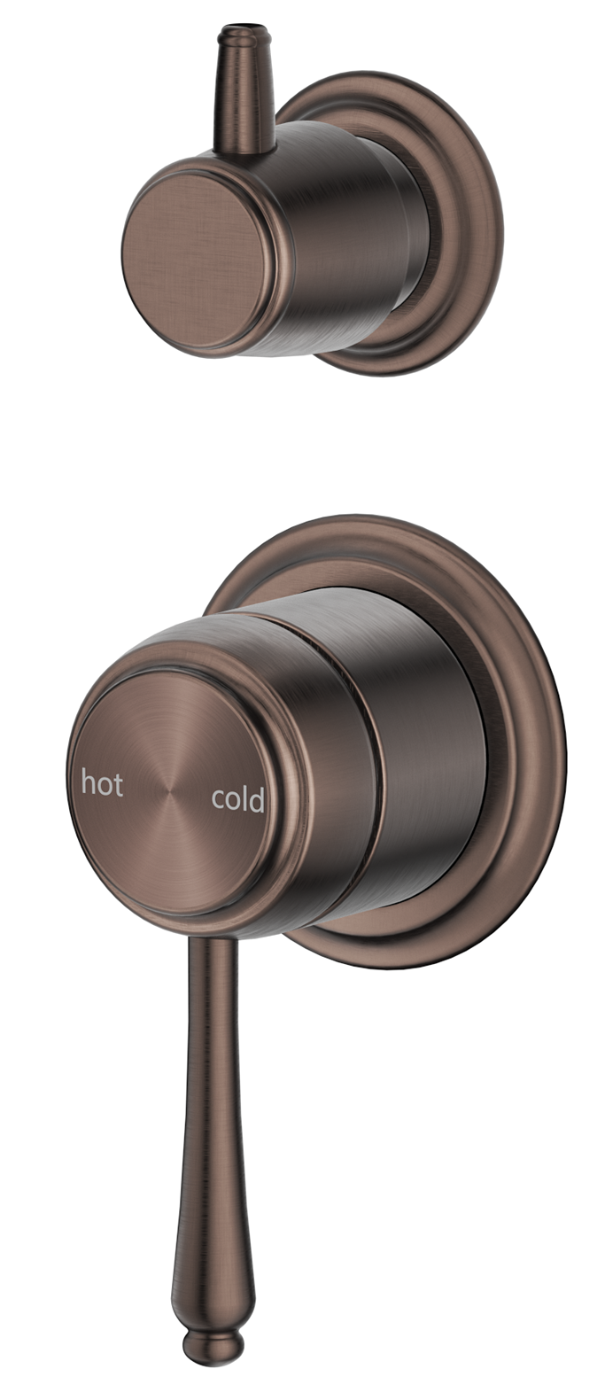 Mica Heritage Shower Mixer Diverter - TRIM KIT ONLY - Dusk Bronze