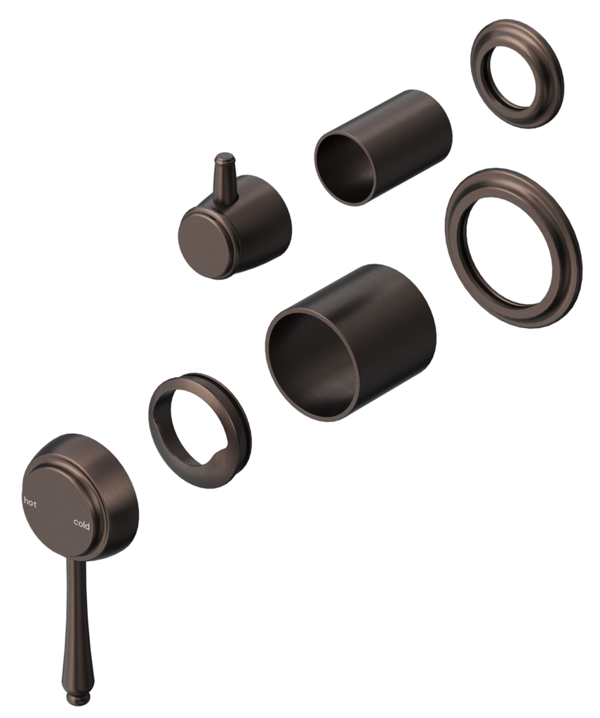Mica Heritage Shower Mixer Diverter - TRIM KIT ONLY - image 9