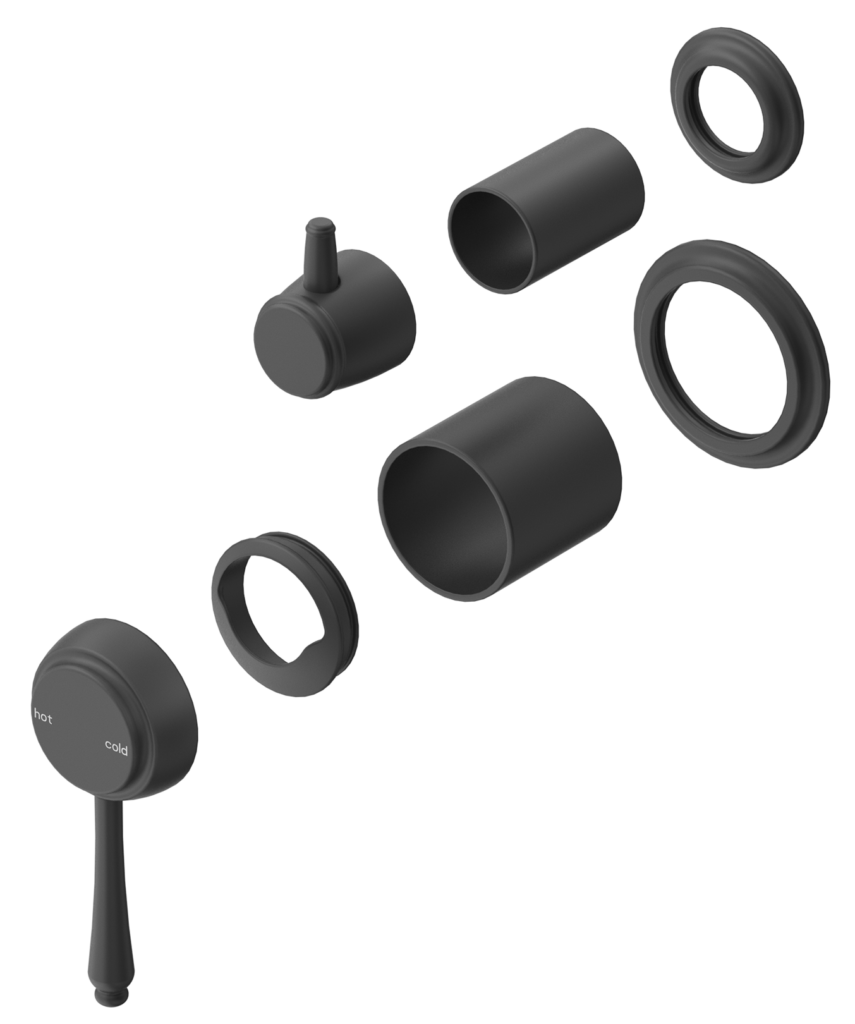 Mica Heritage Shower Mixer Diverter - TRIM KIT ONLY - image 3