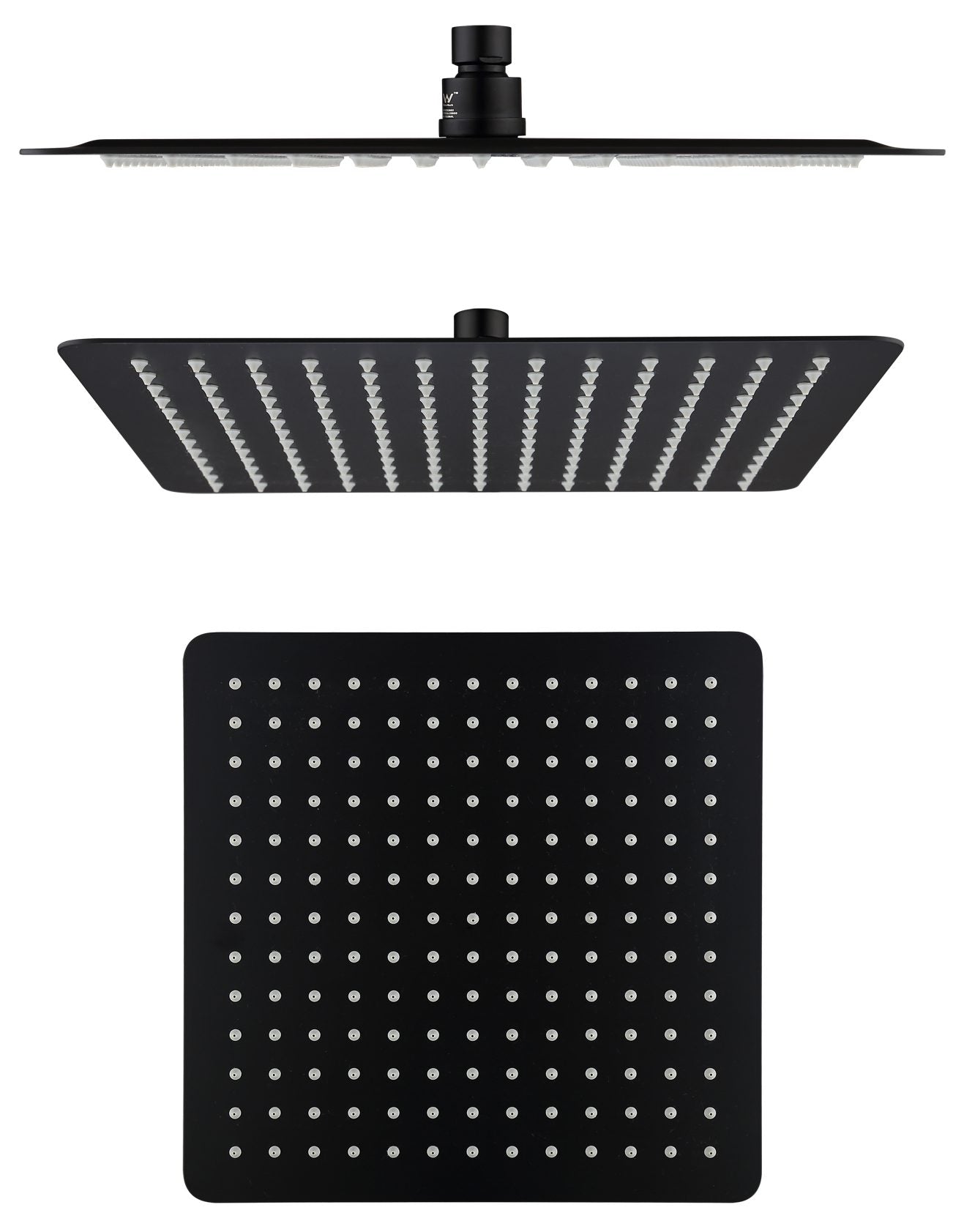 Cresta Shower Head - 250mm - Black