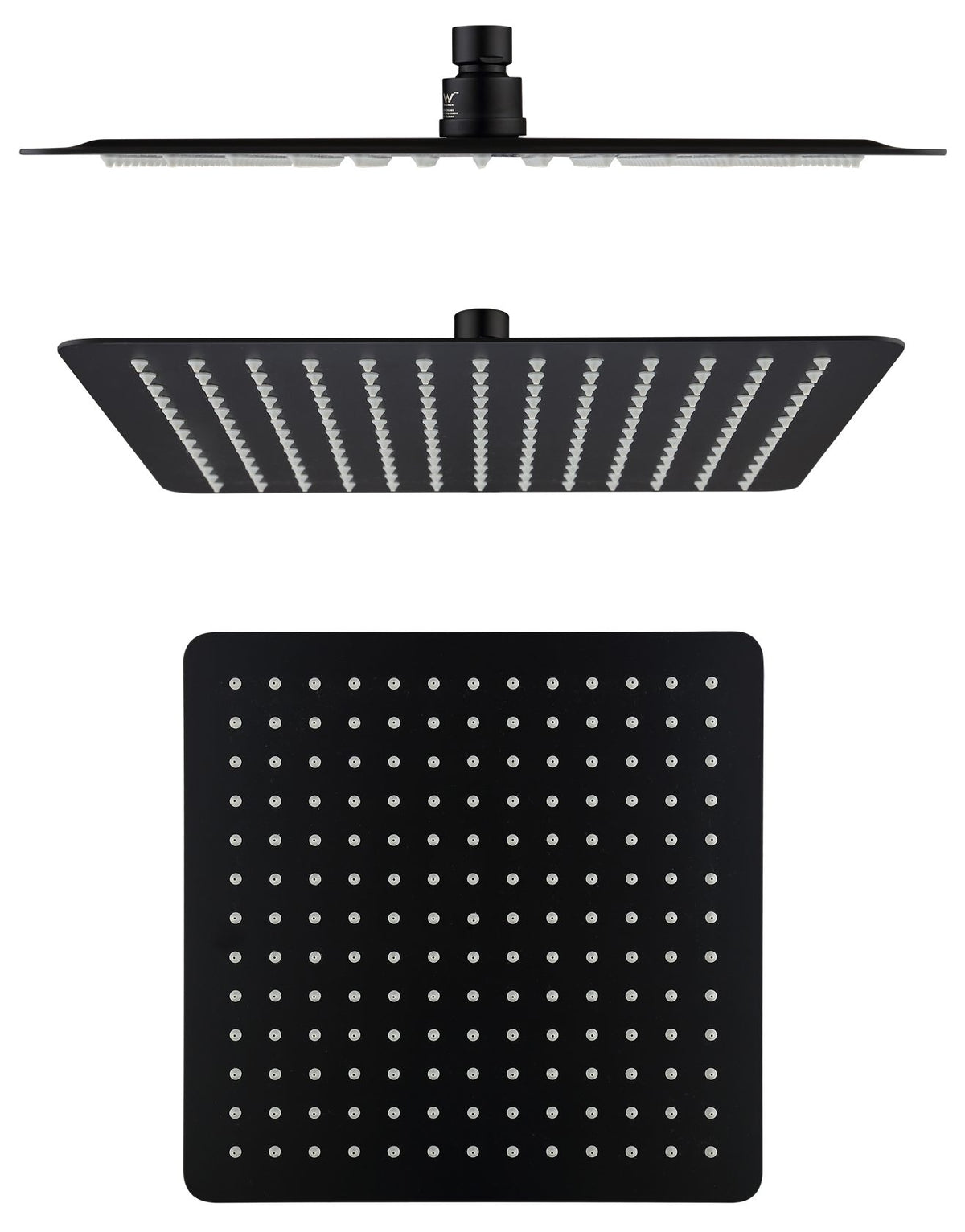 Cresta Shower Head - 250mm - Black