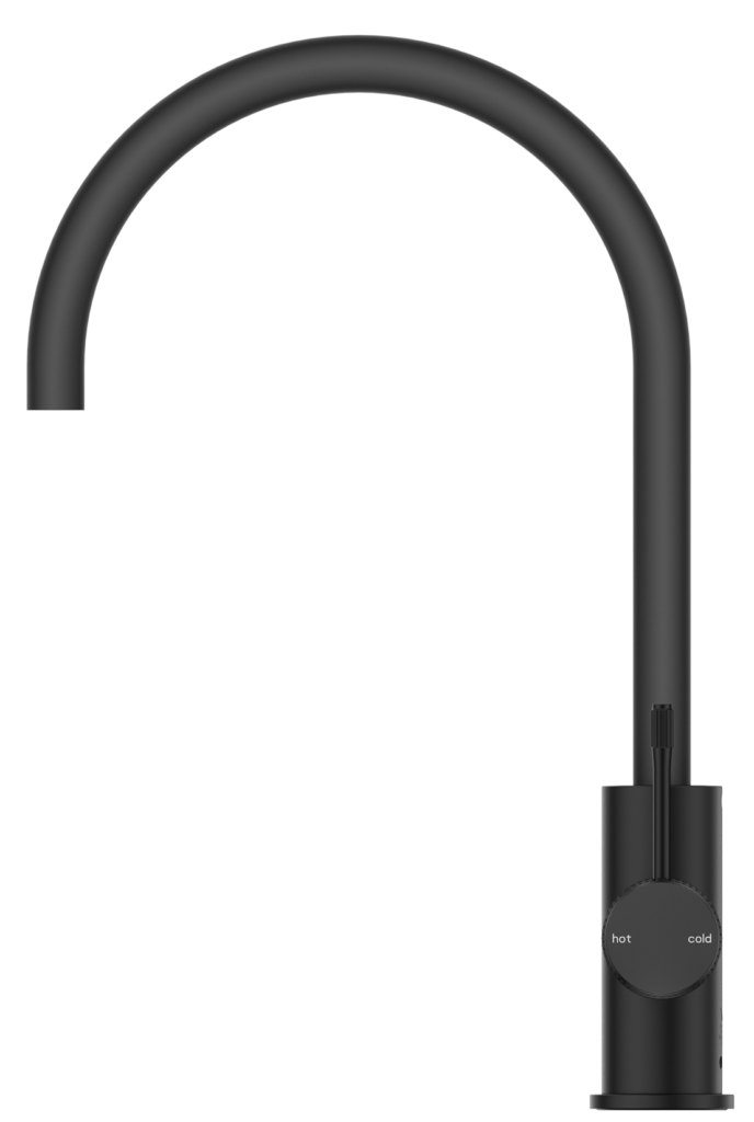Mica Fluted Gooseneck Sink Mixer - image 1