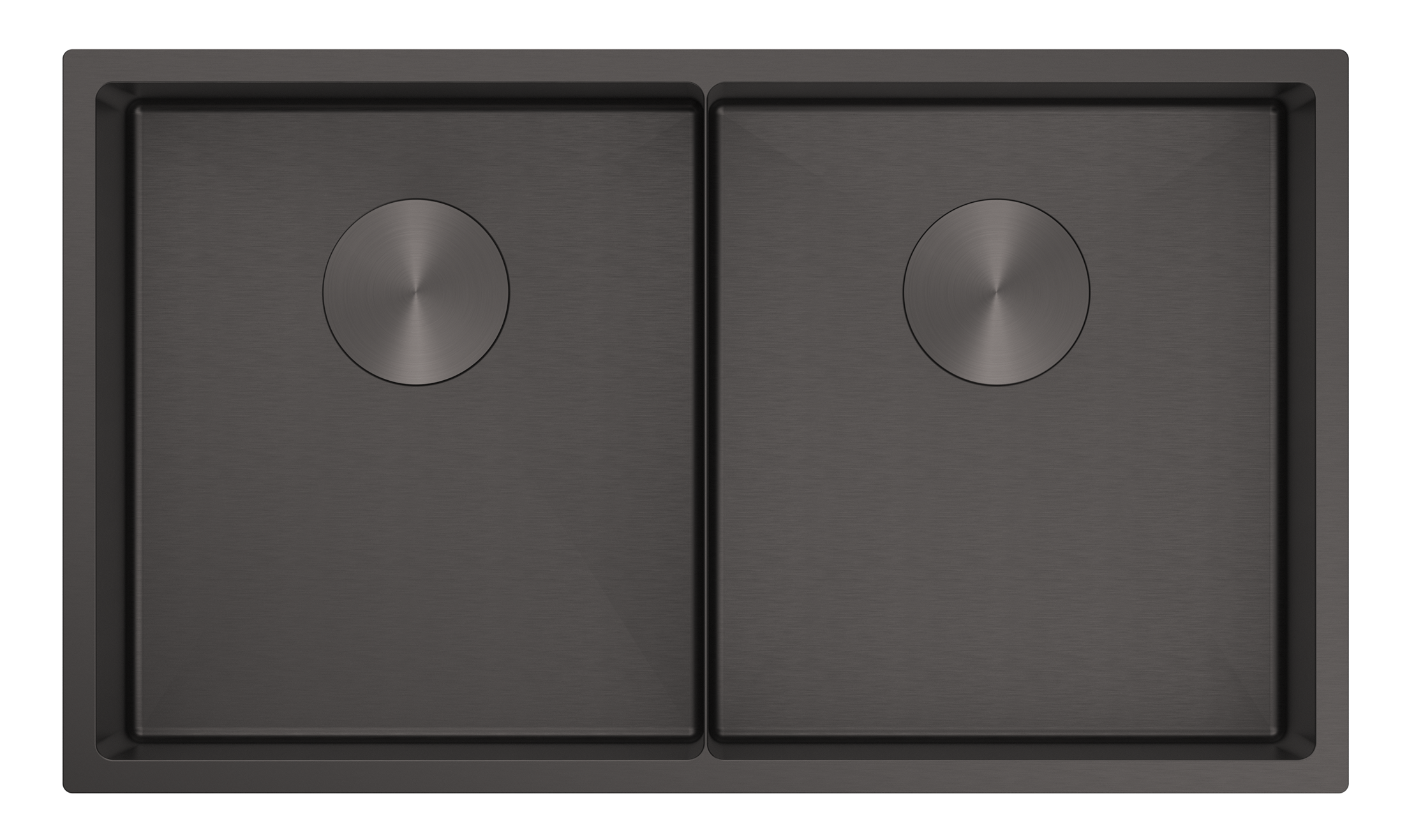 Luminare Sink 760 x 440mm - Double Bowl - Gunmetal