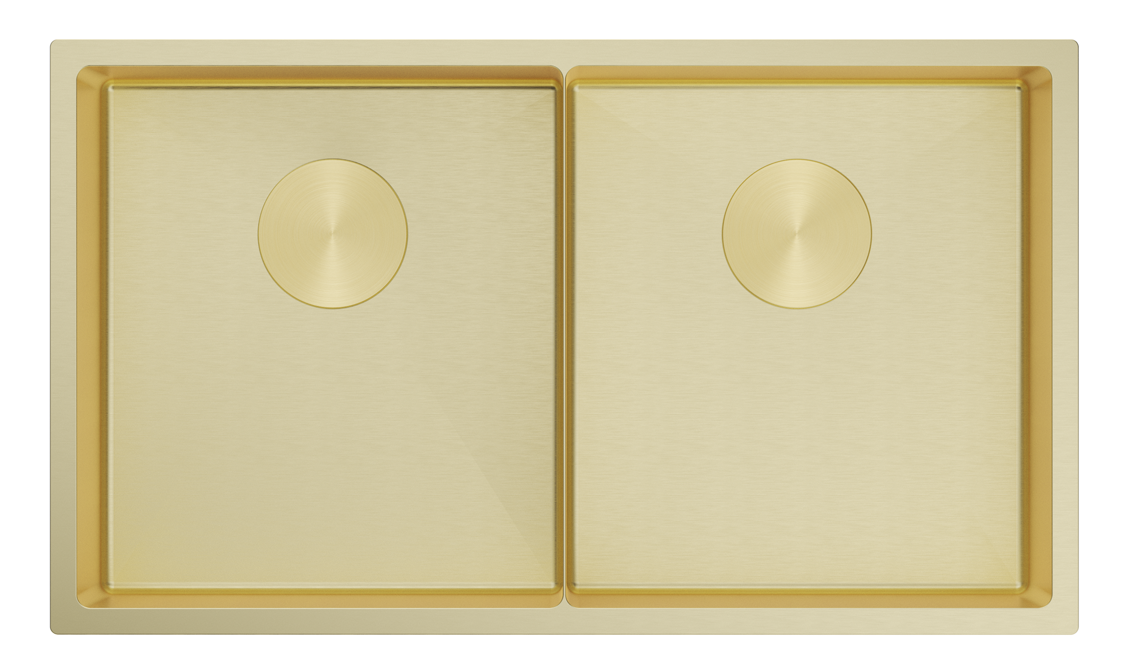 Luminare Sink 760 x 440mm - Double Bowl - French Gold