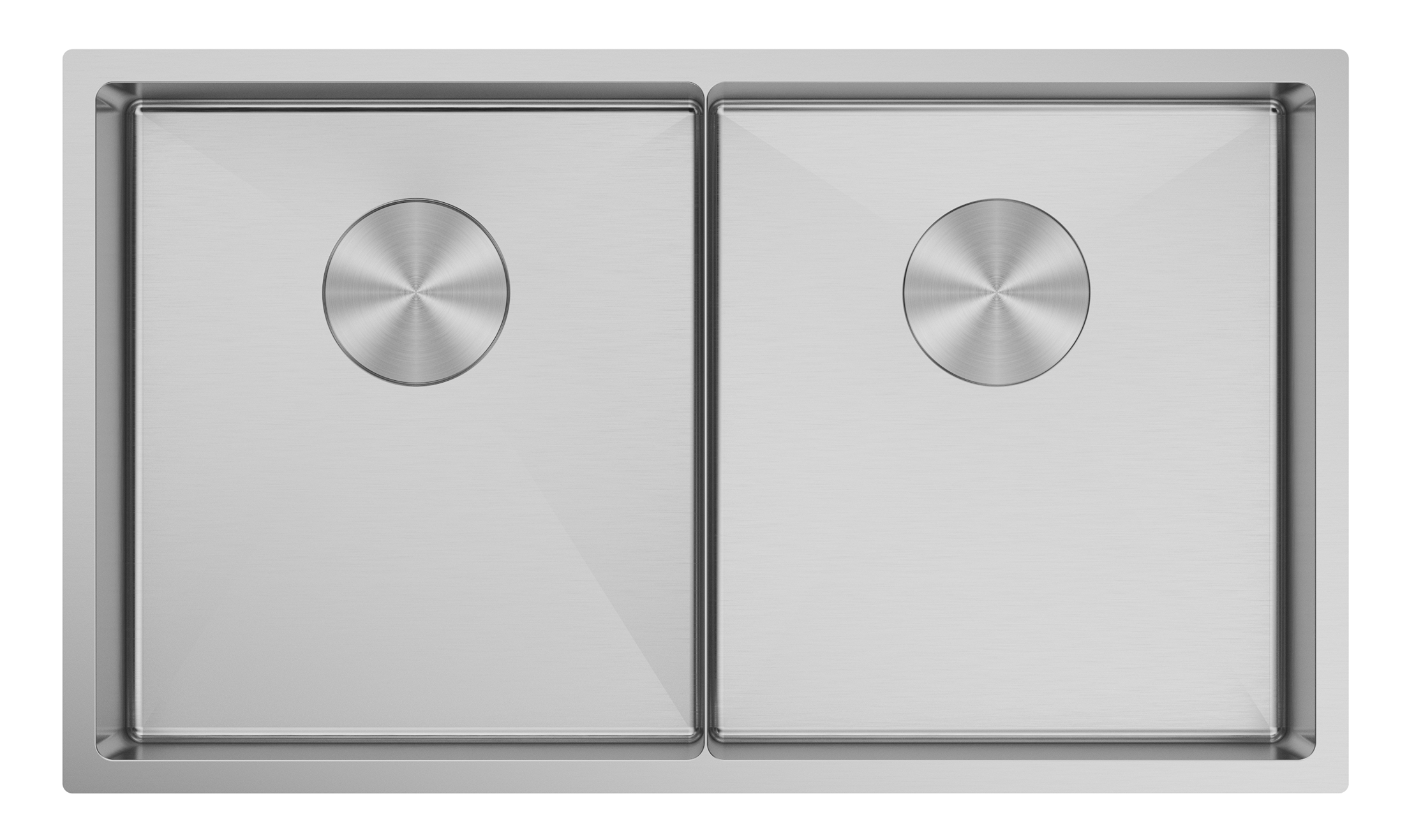 Luminare Sink 760 x 440mm - Double Bowl - Stainless Steel