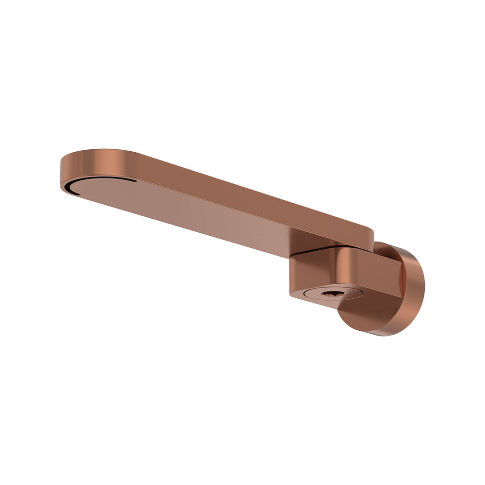 Rondo Swivel Bath Outlet, Brushed Copper