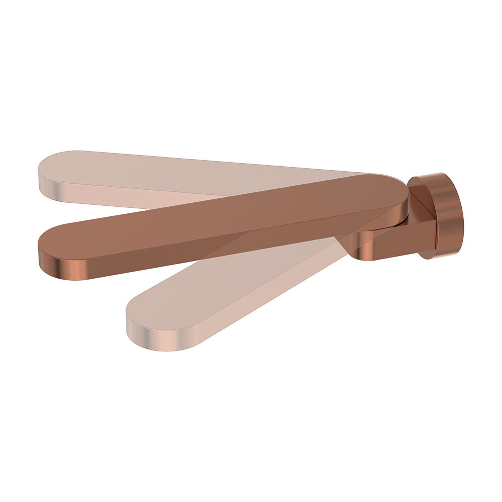 Rondo Swivel Bath Outlet, Brushed Copper