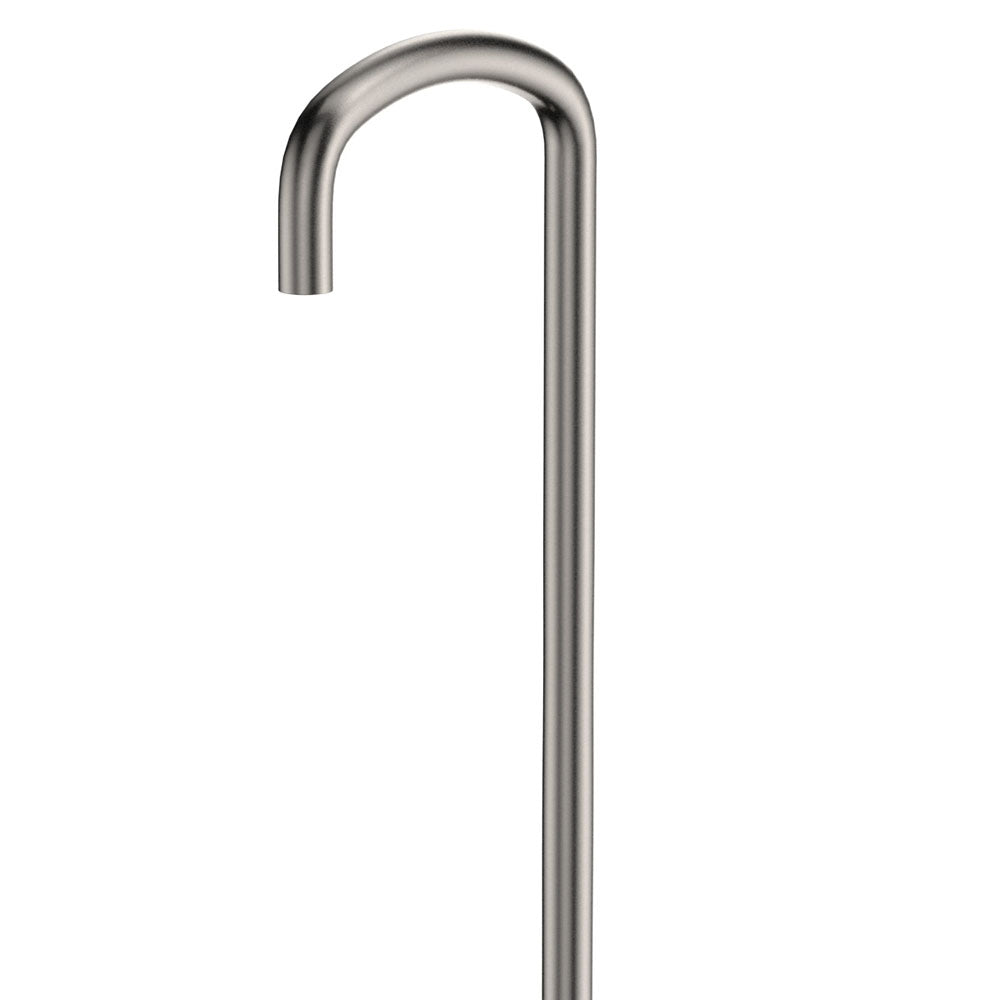 Tono Floor Mounted Bath Outlet, Brushed Nickel