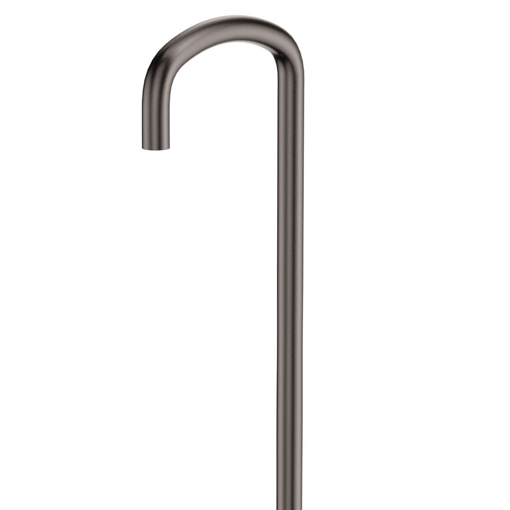 Tono Floor Mounted Bath Outlet, Gun Metal