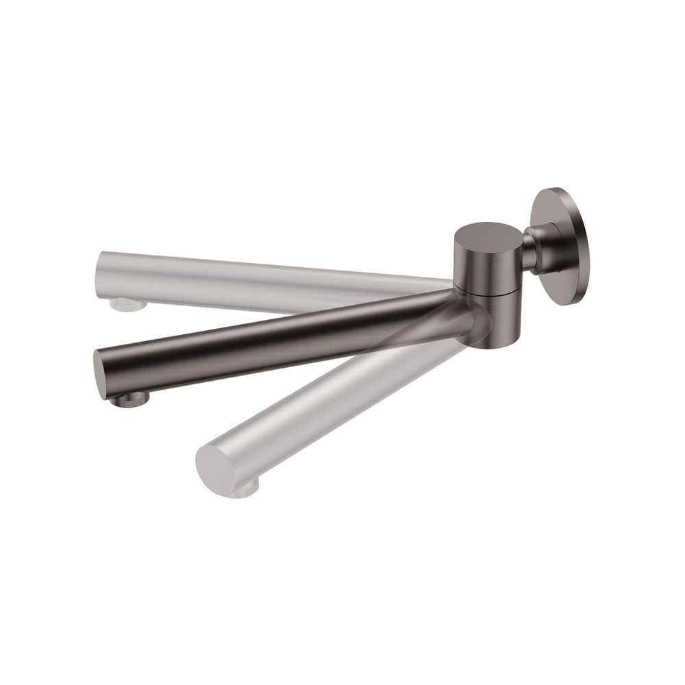 Michelle Swivel Bath Outlet, Gun Metal