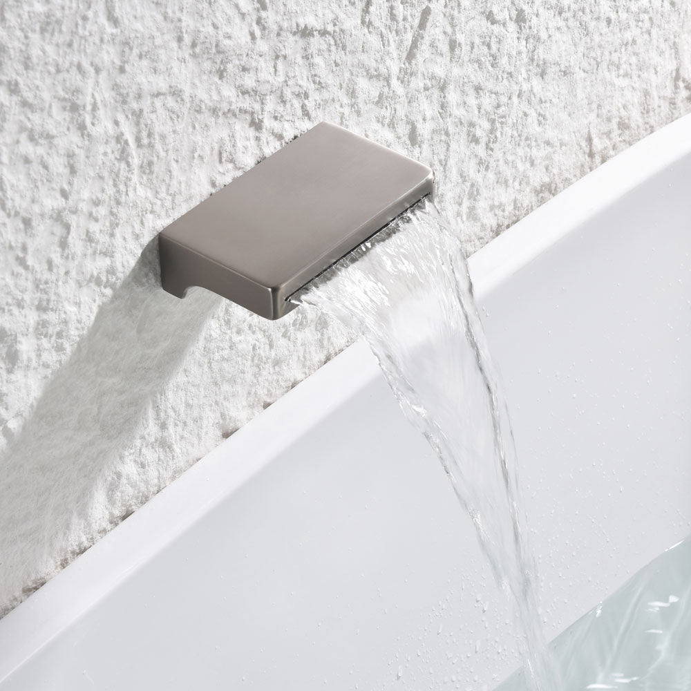 Forche Bath Outlet, Brushed Nickel