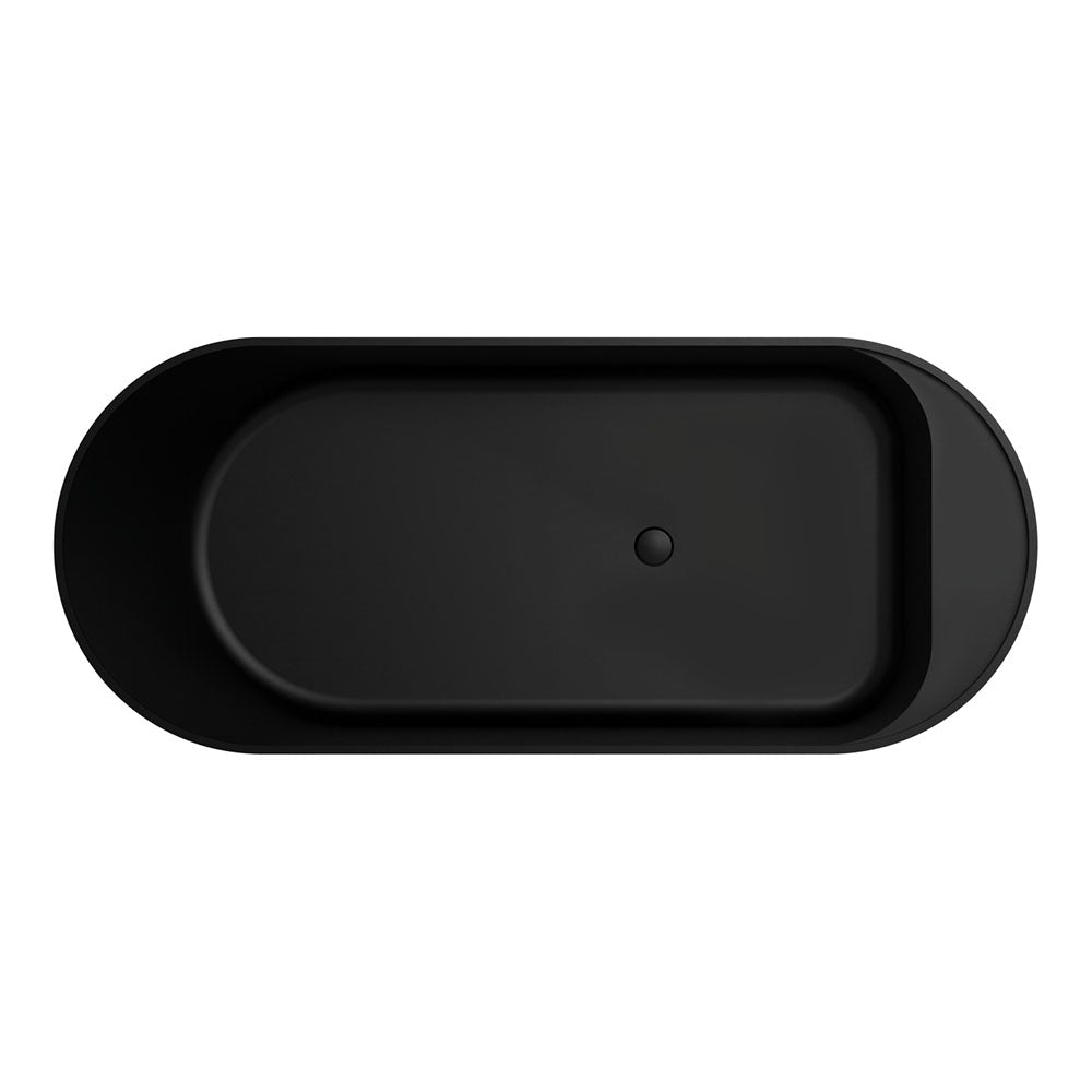 Minka Solid Surface Bath, 1700mm, Matte Black