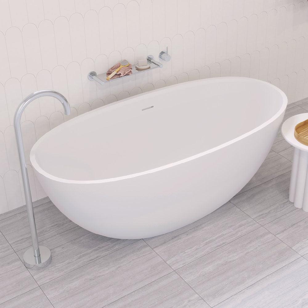Sasso Solid Surface Bath, 1550mm