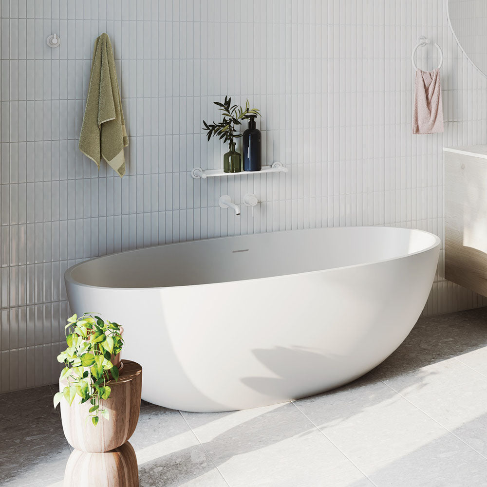 Sasso Solid Surface Bath, 1650mm