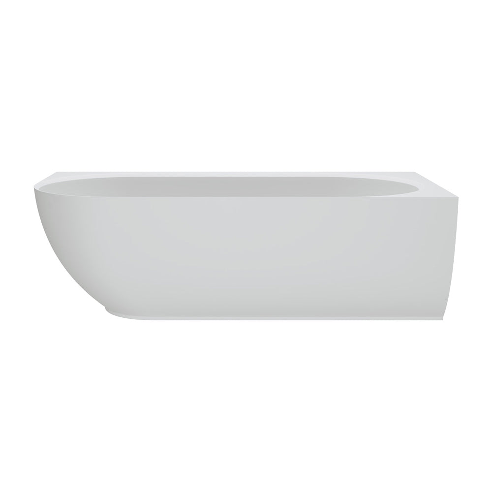 Matta Left-Hand Solid Surface Corner Bath, 1750mm