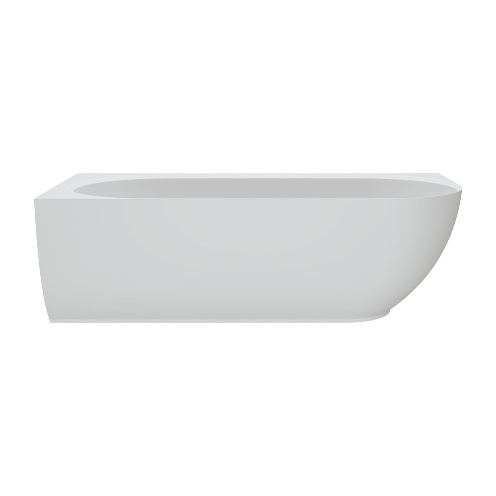 Matta Right-Hand Solid Surface Corner Bath, 1750mm