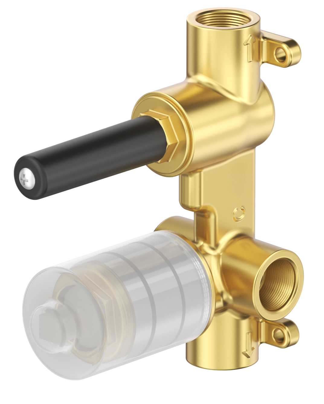 Tiago, Beki, Eleniko, Kaza - Shower Mixer Diverter - BODY ONLY