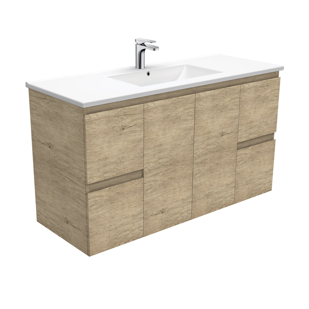 Dolce Edge Scandi Oak 1200 Wall-Hung Vanity