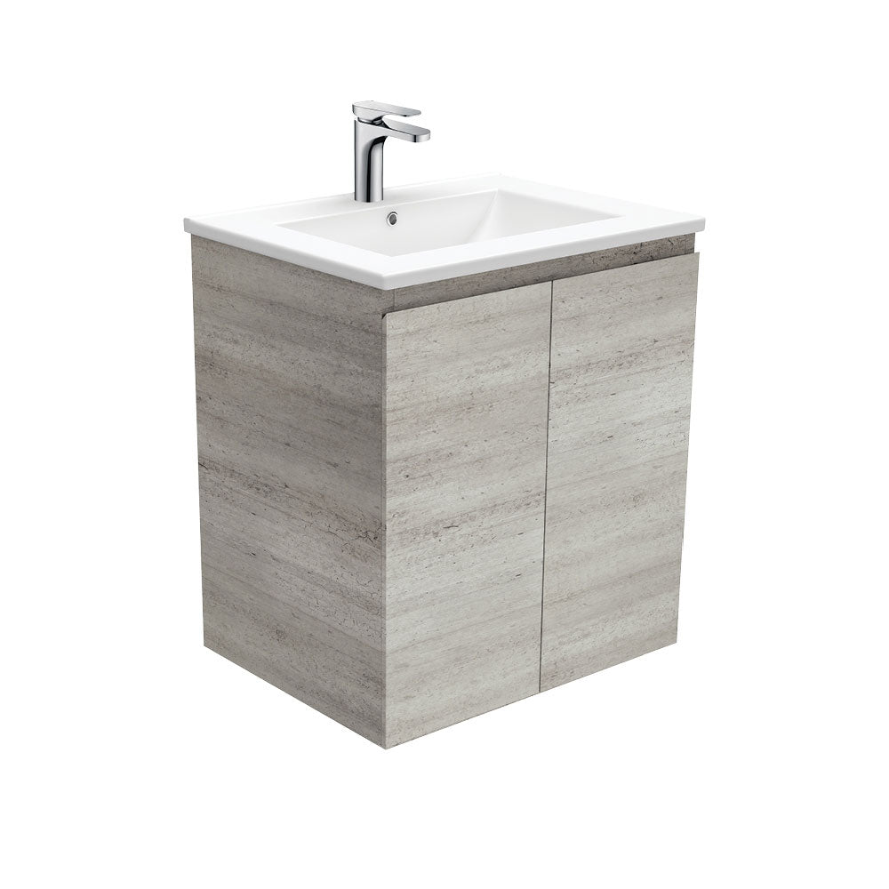 Dolce Edge Industrial 600 Wall-Hung Vanity