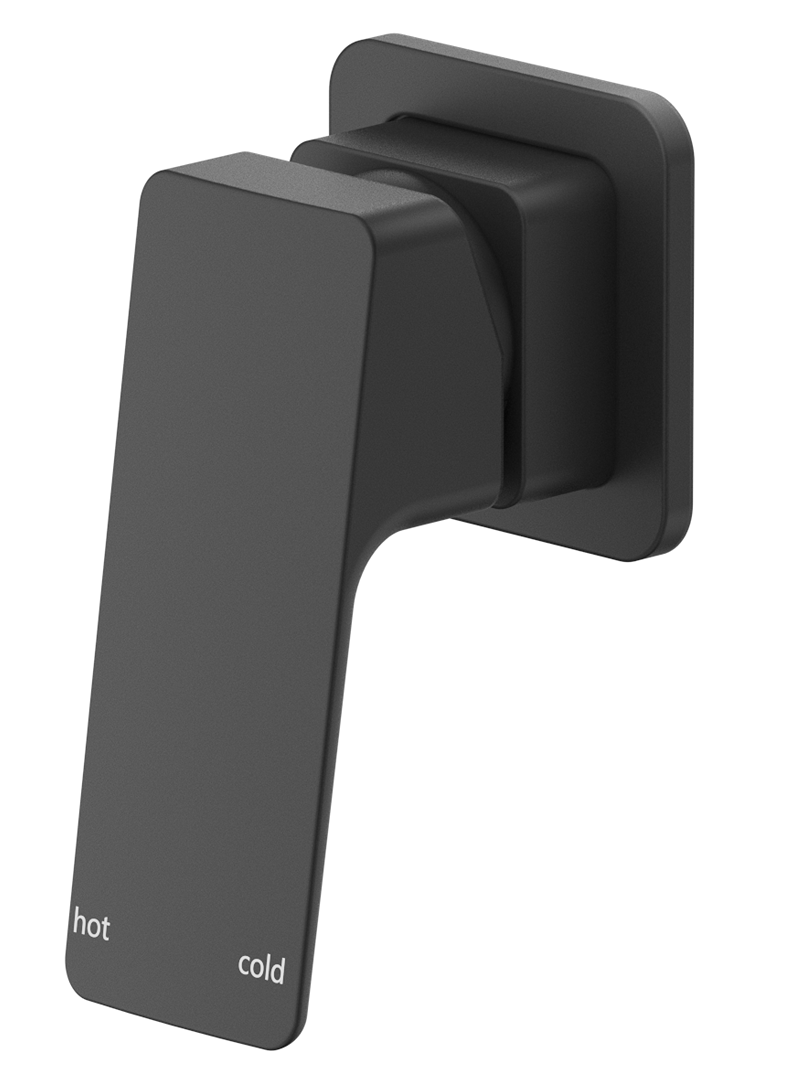 Tiago Shower Mixer - Small Plate - TRIM KIT ONLY - Black