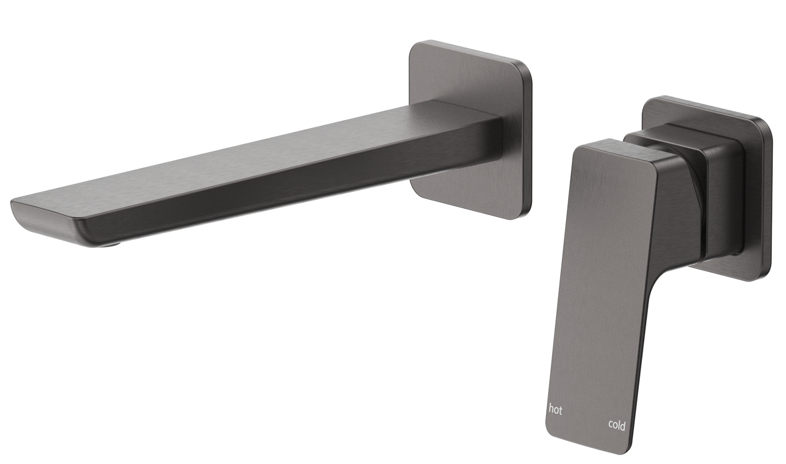 Tiago Wall-Spout Combo - 2P - TRIM KIT ONLY - Gunmetal