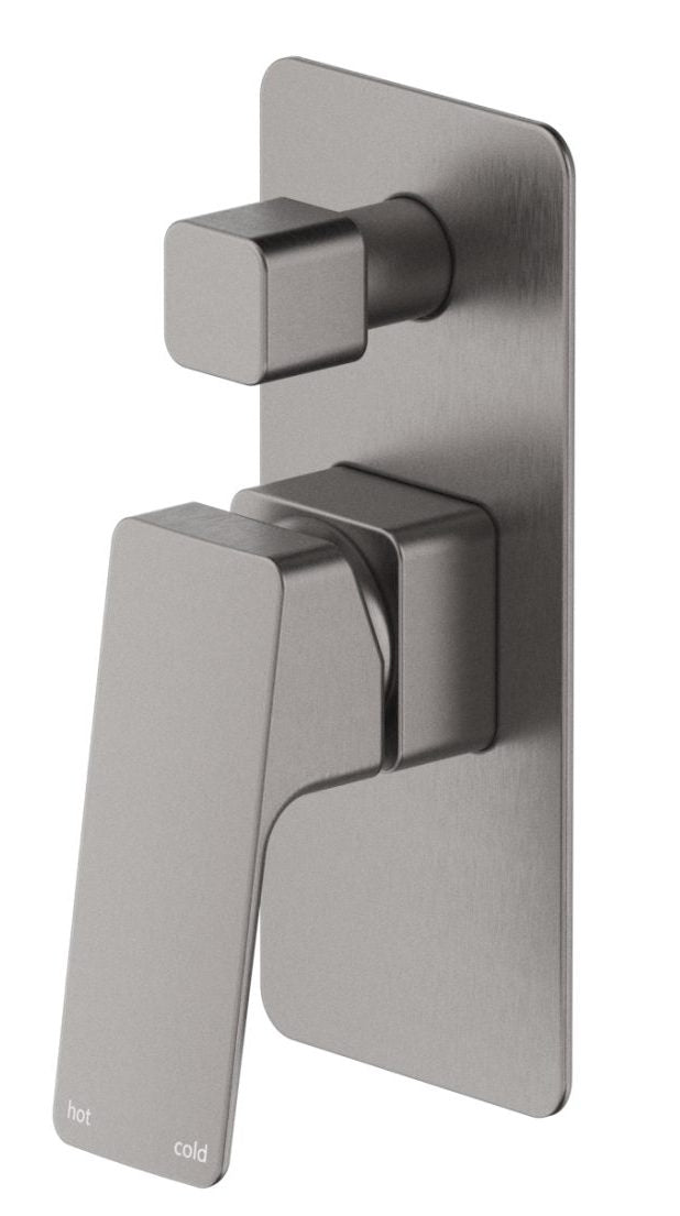 Tiago Shower Mixer Diverter - TRIM KIT ONLY - Gunmetal