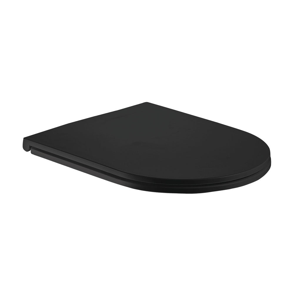 Koko Slim Toilet Seat, Matte Black 