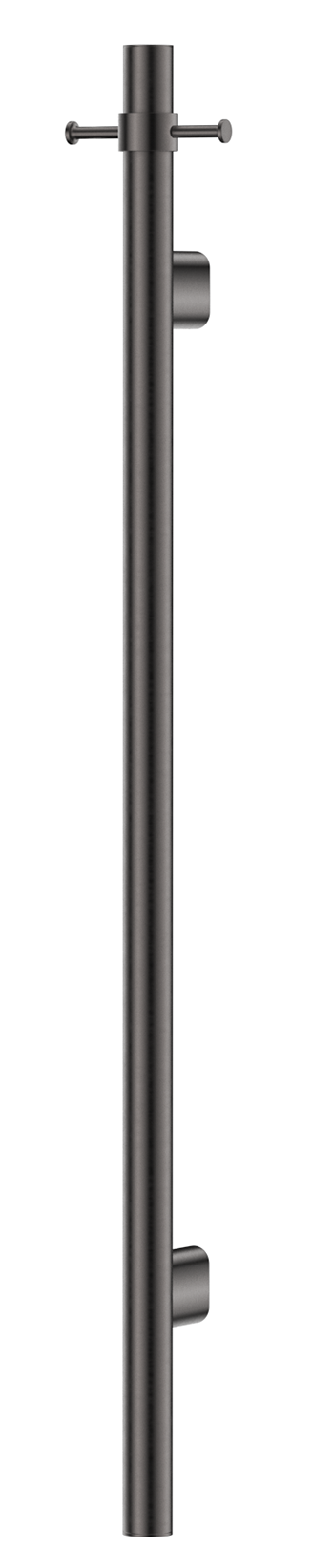 Mica Vertical Heated Towel Rail - Gunmetal