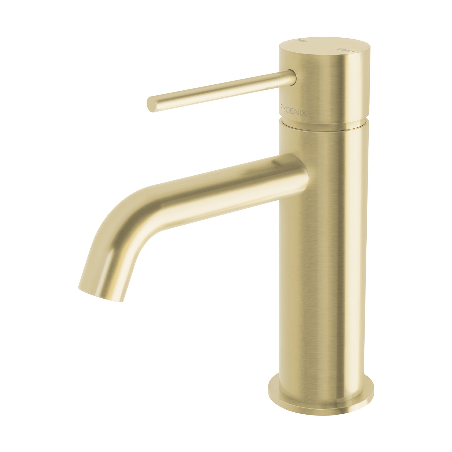 Vivid Slimline Basin Mixer Curved Outlet – Lead Free