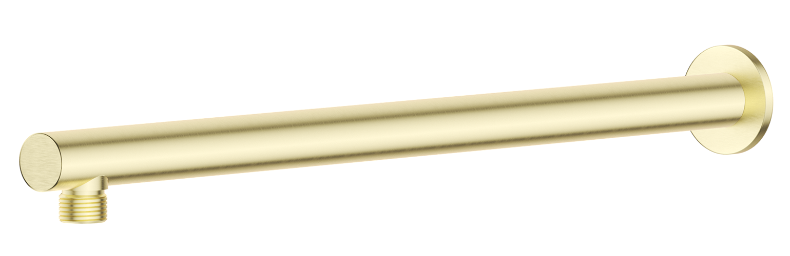 Mica Wall Shower Arm - 450mm - Straight - French Gold