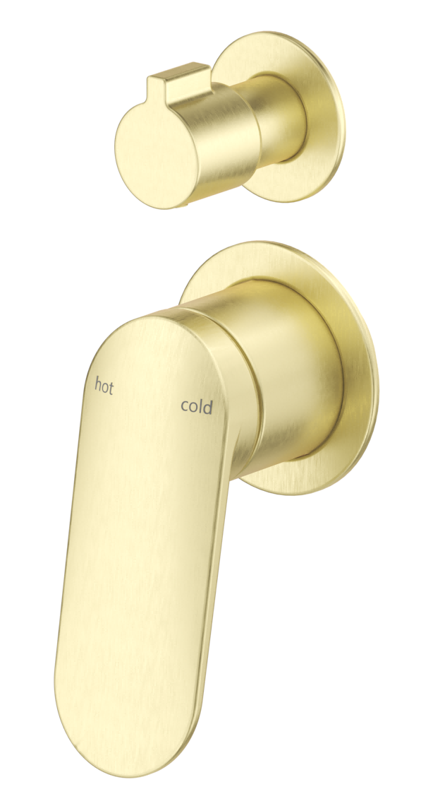 Lantra Shower Mixer Diverter - 2P - TRIM KIT ONLY - French Gold