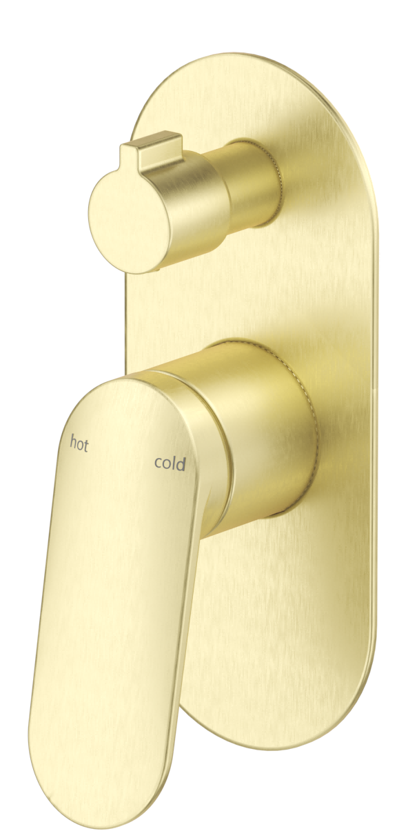 Lantra Shower Mixer Diverter - 1P - TRIM KIT ONLY - French Gold