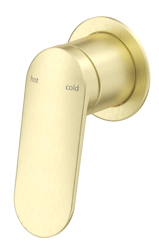 Lantra Shower Mixer - Round Plate - TRIM KIT ONLY - French Gold