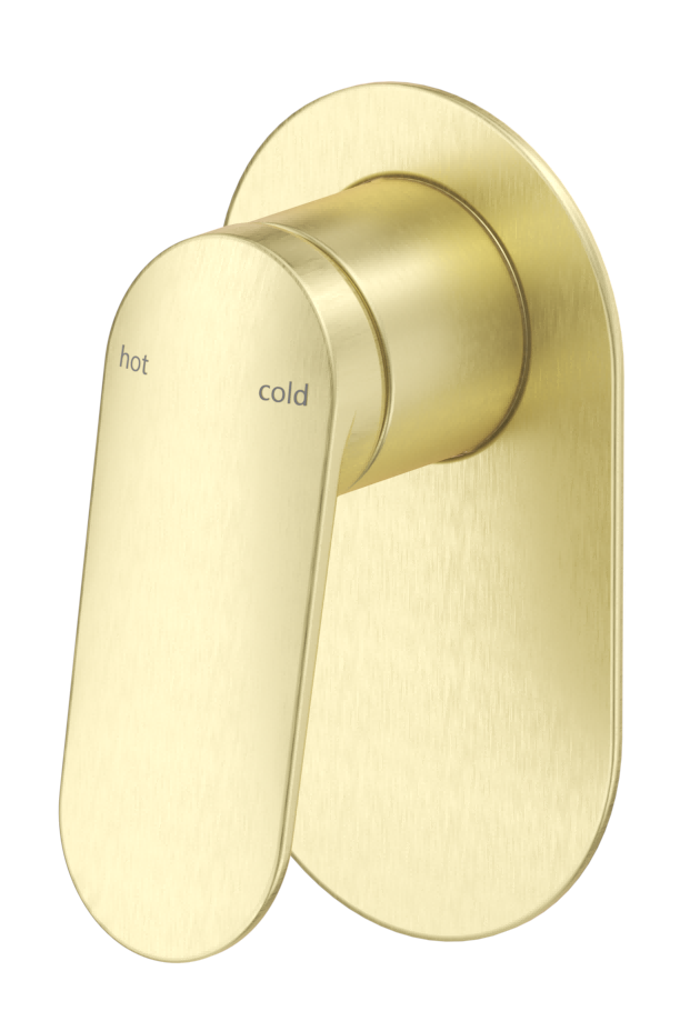 Lantra Shower Mixer - Oval Plate - TRIM KIT ONLY - French Gold