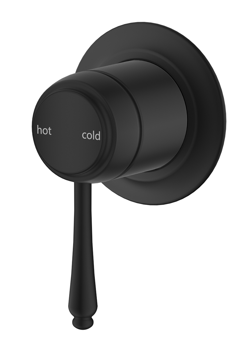 Mica Heritage Shower Mixer - TRIM KIT ONLY - Black