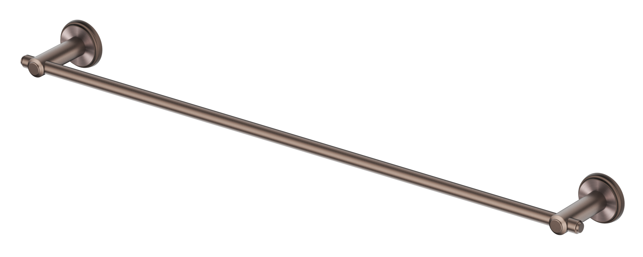Mica Heritage Single Towel Rail - Dusk Bronze / 600mm