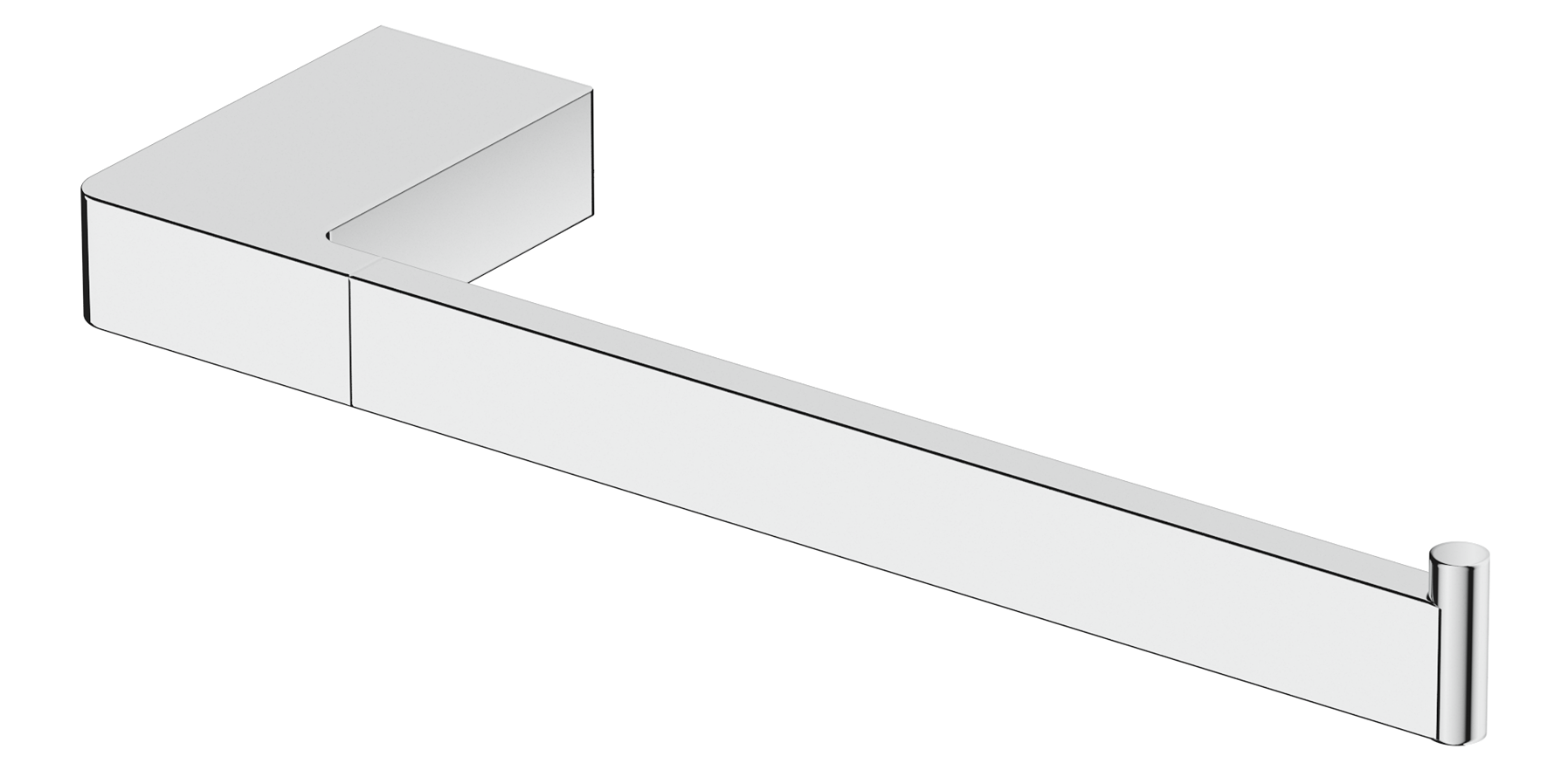 Milos Hand Towel Holder - Chrome