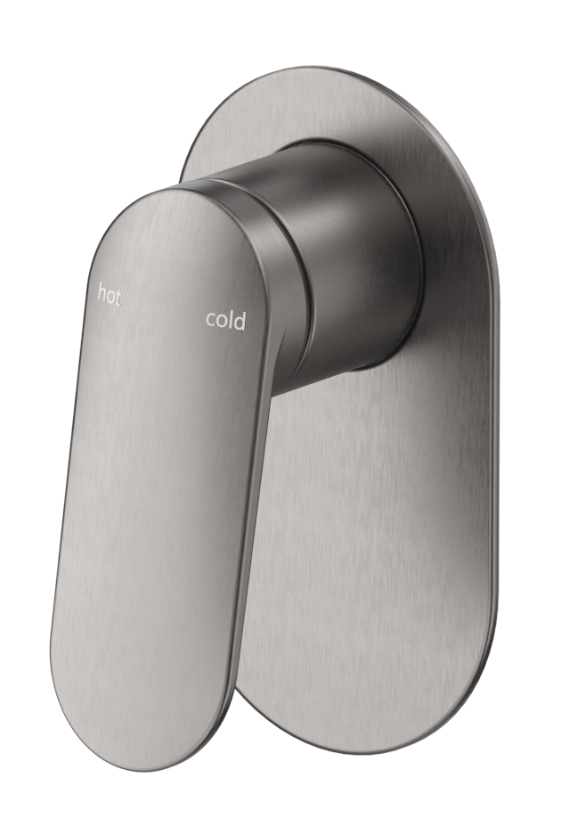 Lantra Shower Mixer - Oval Plate - TRIM KIT ONLY - Gunmetal