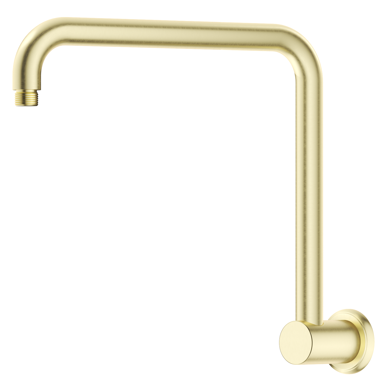 Mica Heritage Gooseneck Shower Arm - French Gold