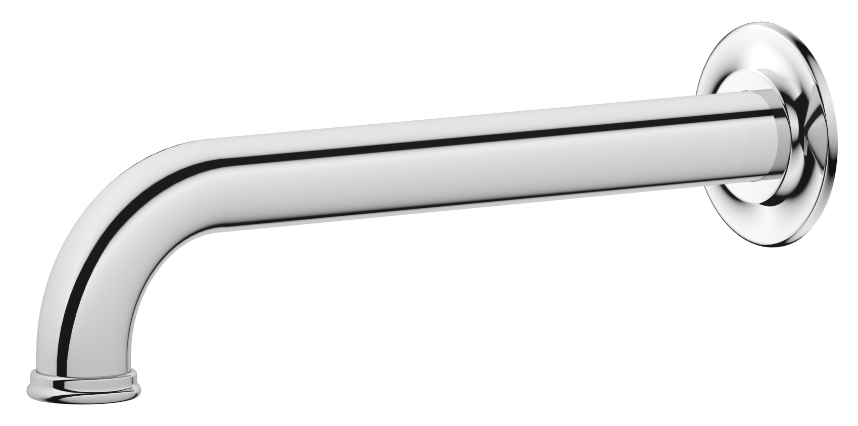 Mica Heritage Bath Spout - 160/220/250mm - Chrome / 160mm