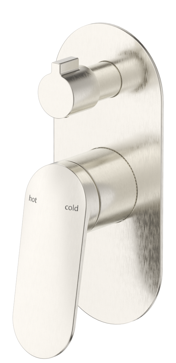 Lantra Shower Mixer Diverter - 1P - TRIM KIT ONLY - Brushed Nickel