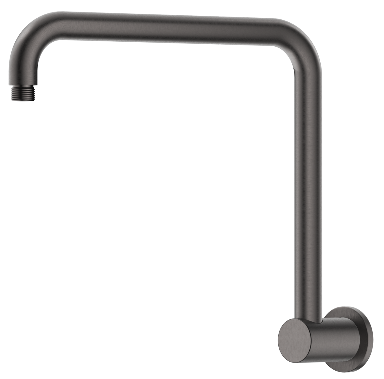 Mica Gooseneck Shower Arm - Gunmetal