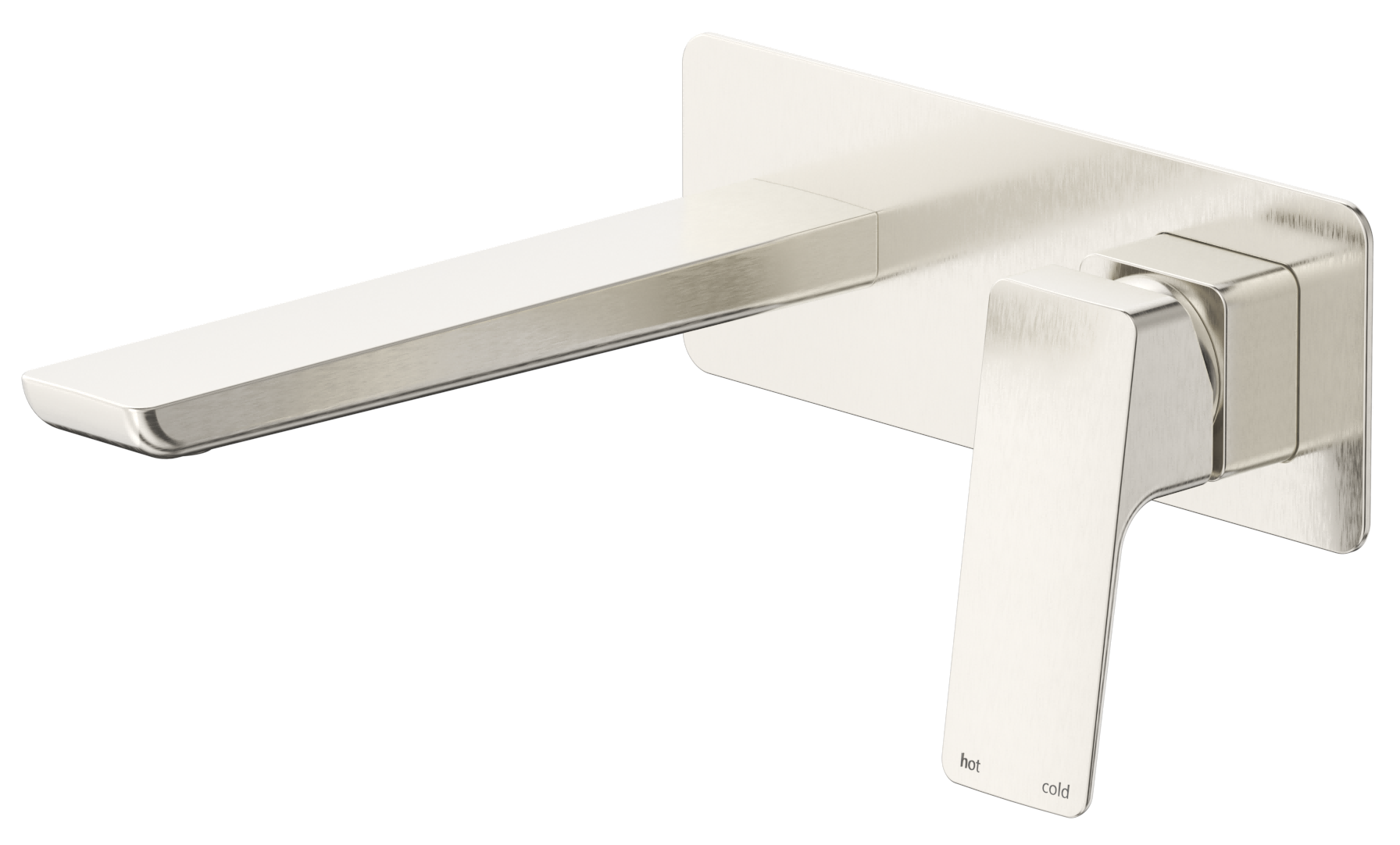 Tiago Wall-Spout Combo - 1P - TRIM KIT ONLY - Brushed Nickel