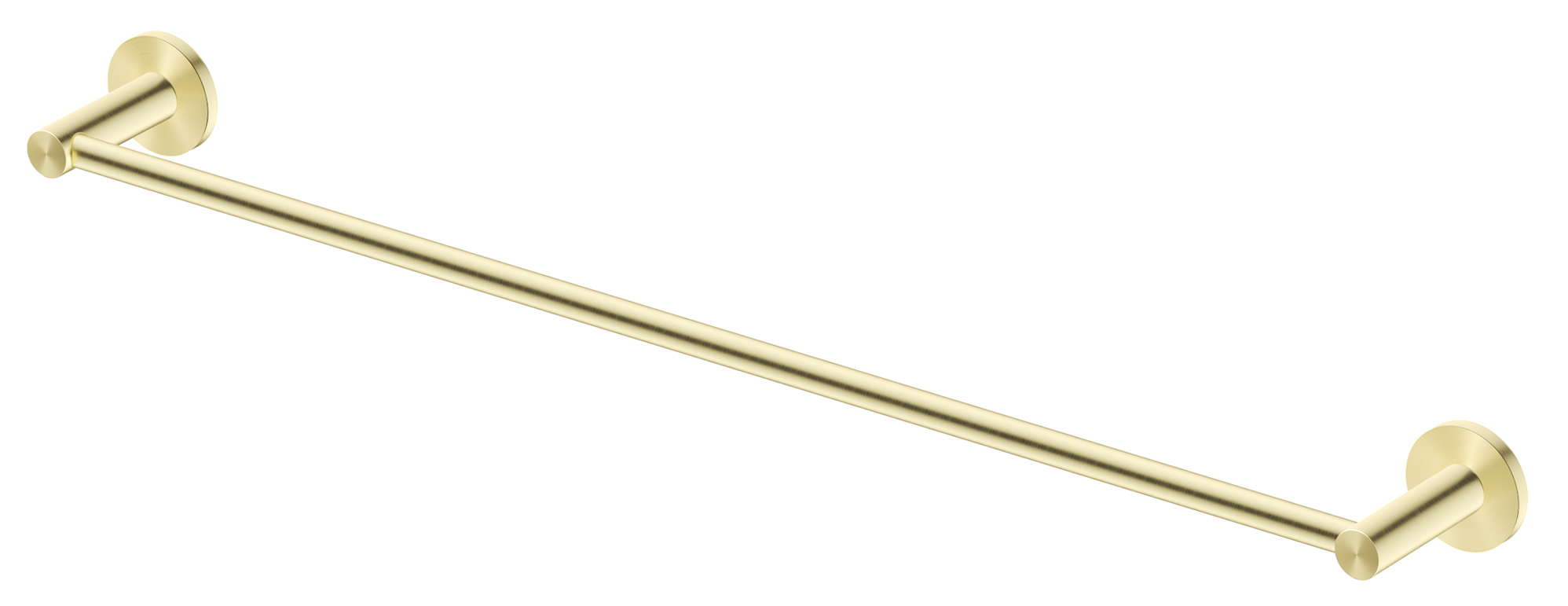 Mica Single Towel Rail - French Gold / 600mm