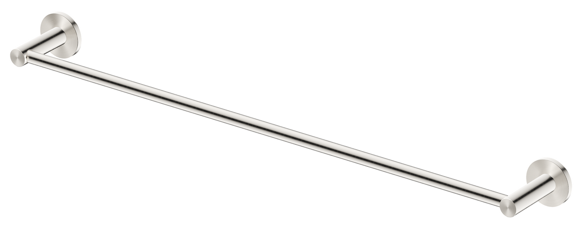 Mica Single Towel Rail - Brushed Nickel / 600mm