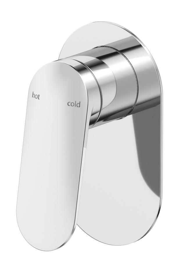 Lantra Shower Mixer - Oval Plate - TRIM KIT ONLY - Chrome