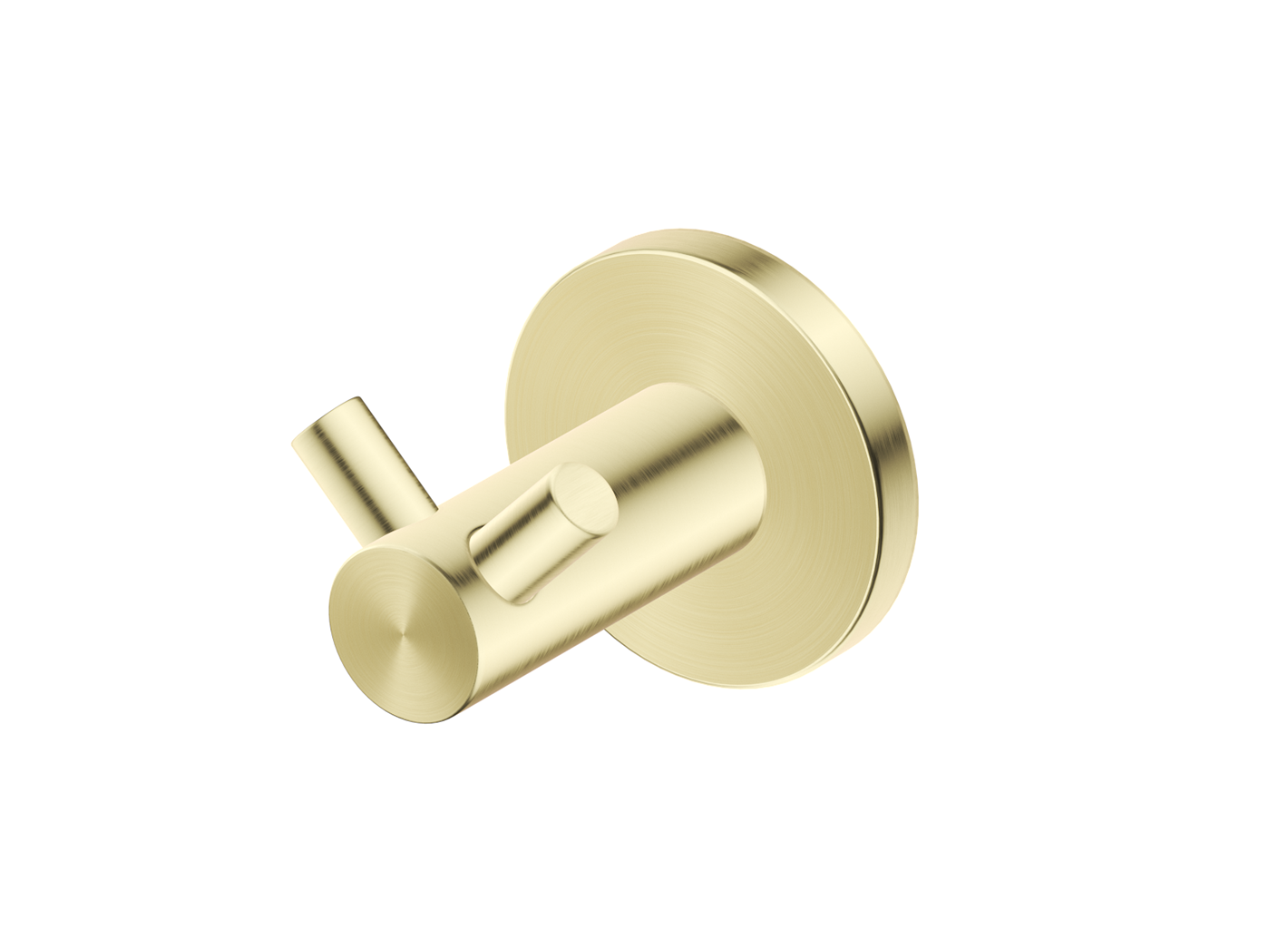 Mica Double Robe Hook - French Gold